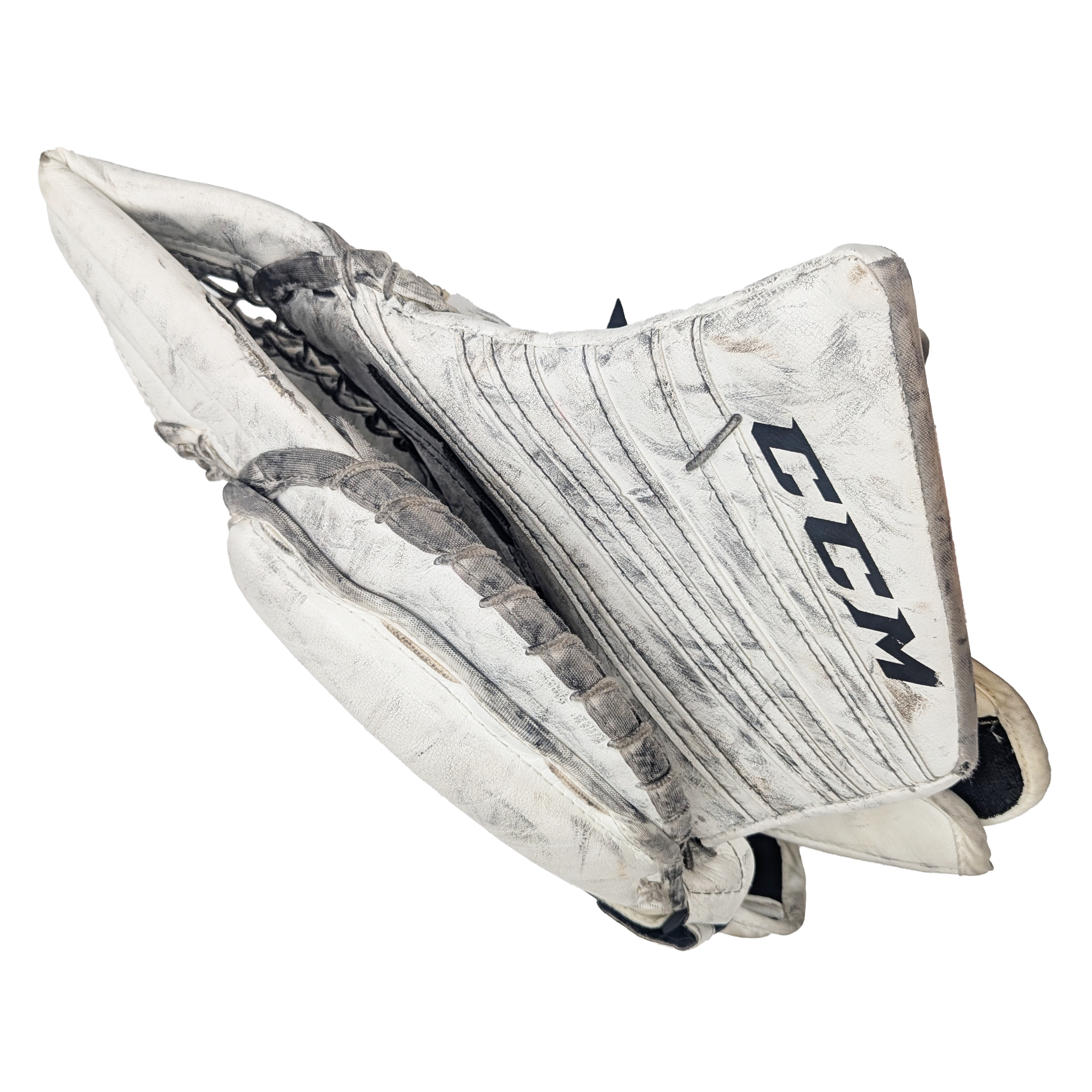 CCM Premier - Gant de gardien droitier d'occasion (blanc)
